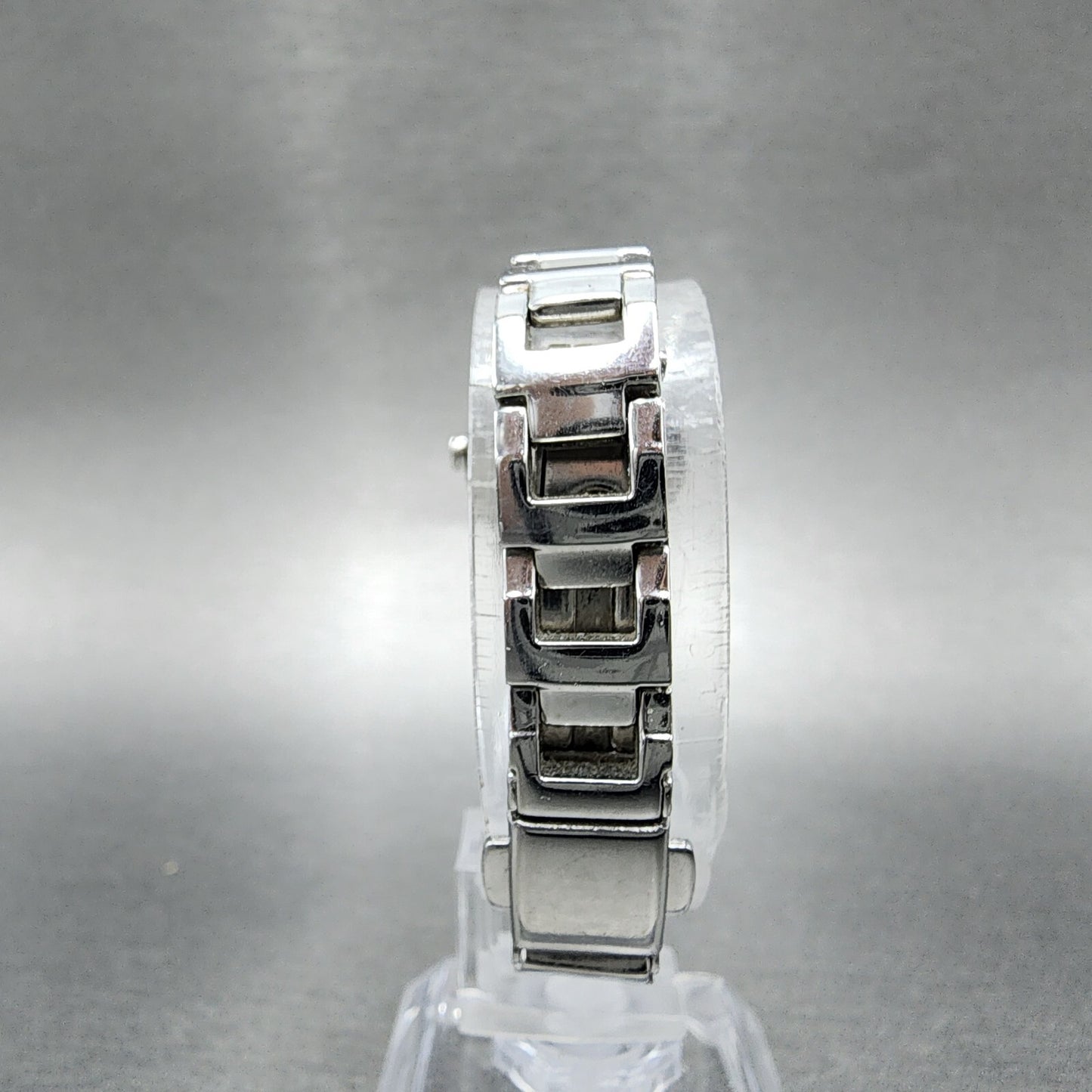 Seiko ALBA Ingenu Watch Women 22mm Pink Dial Silver Tone Crystal Bezel New Batt9