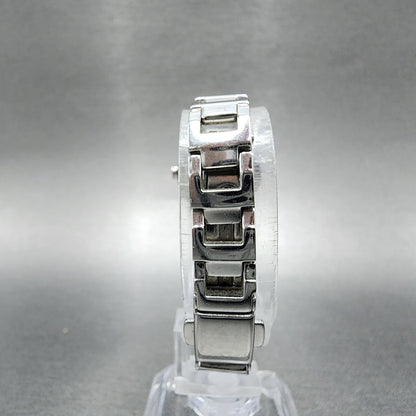 Seiko ALBA Ingenu Watch Women 22mm Pink Dial Silver Tone Crystal Bezel New Batt9