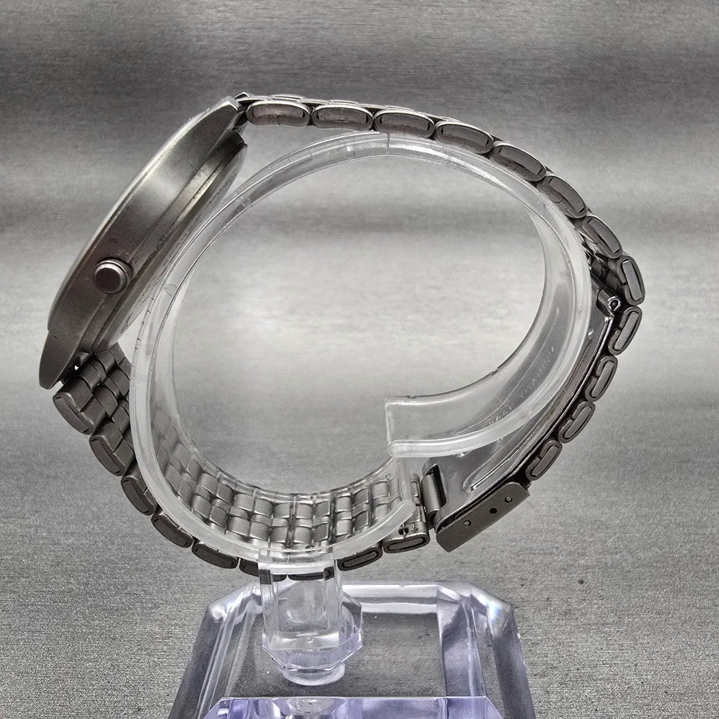 Skagen Watch Men 34mm Blue Dial Titanium Date Round 105LTXN New Battery6