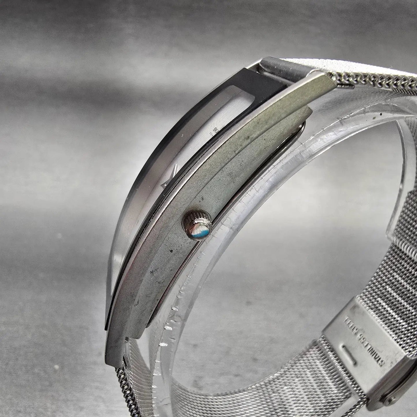 Skagen Denmark Watch Women 20mm Silver Dial Two Tone Rectangle 2SSS New Battery2