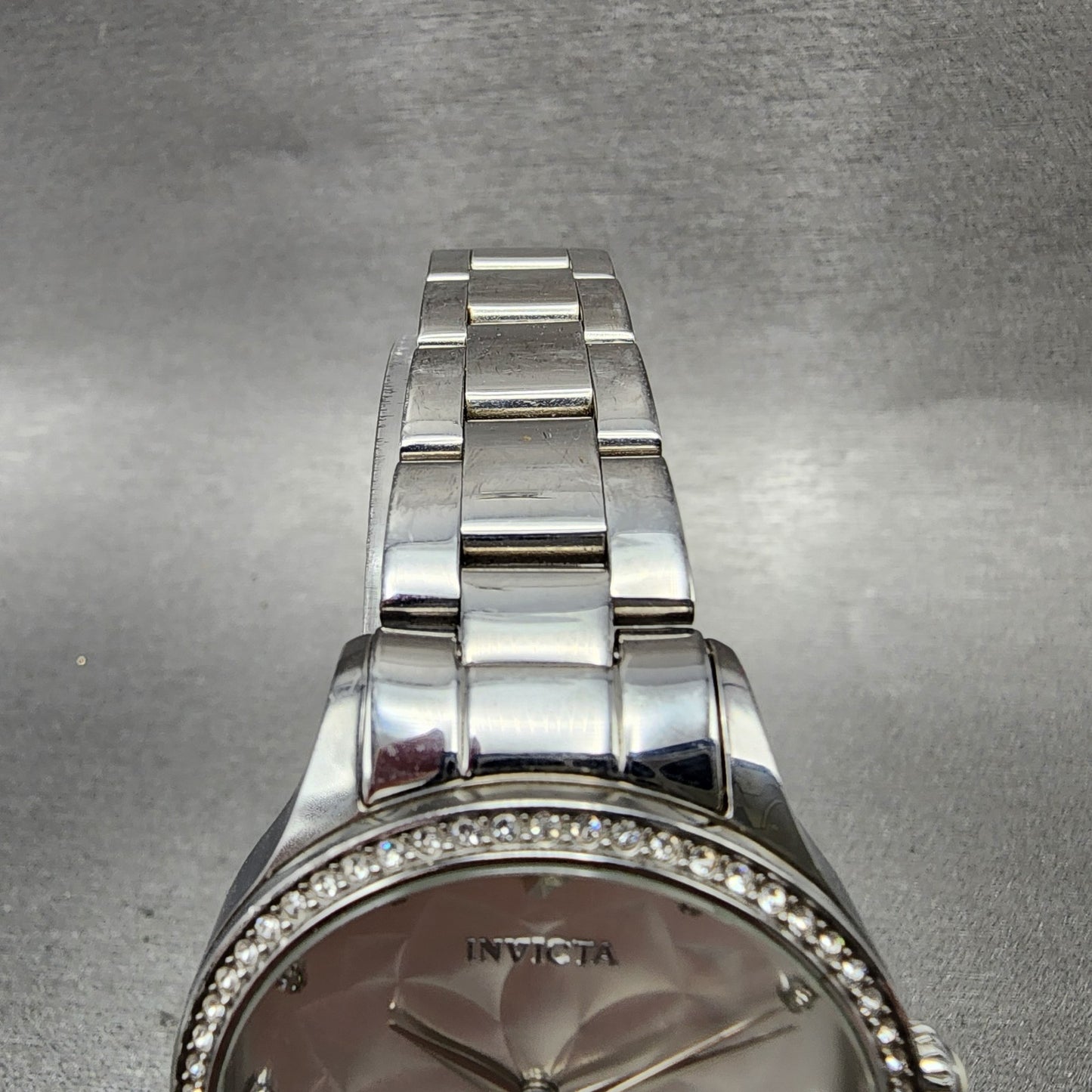 Invicta Wildflower Watch Women 35mm Silver Dial Silver Tone Round New Battery4