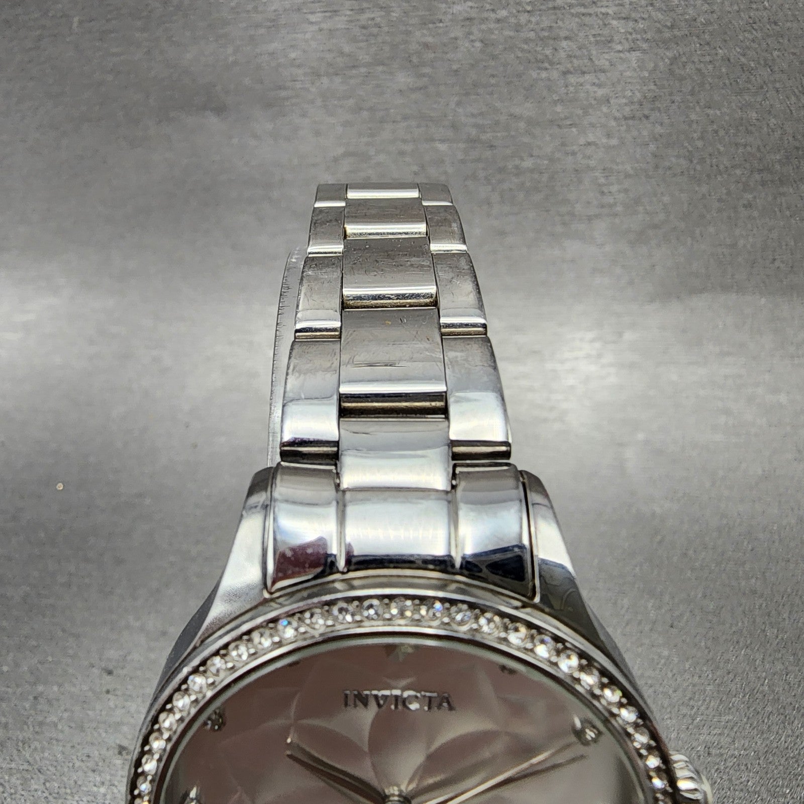 Invicta Wildflower Watch Women 35mm Silver Dial Silver Tone Round New Battery4