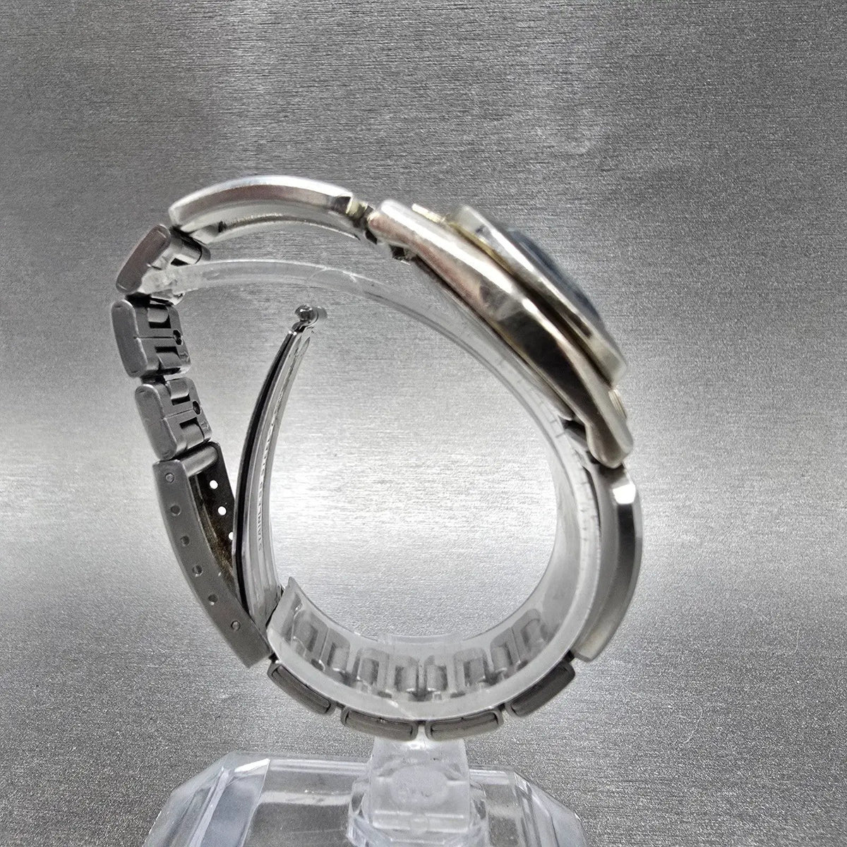 Pulsar Spoon Watch Women 32mm Blue Dial Silver Oval Date V782-5B00 New Battery8
