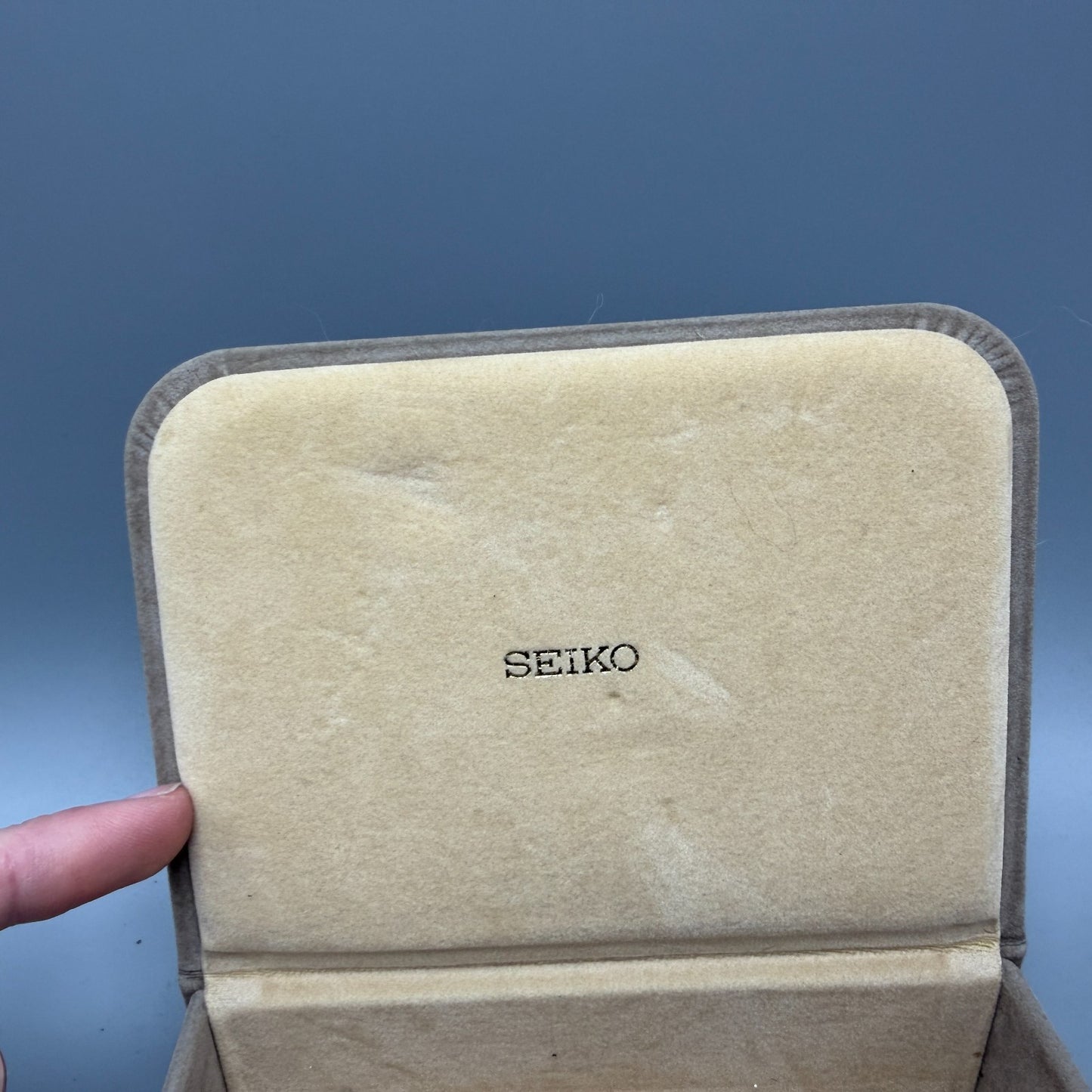 Seiko Dolce Exceline Presentation Watch Box Case Brown Velvet JDM2