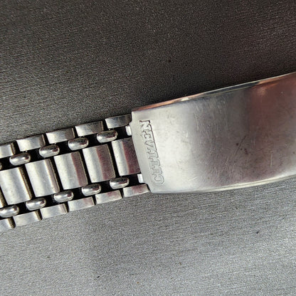 Citizen Bracelet 12mm Stainless Steel Tri Folding Clasp  Vintage5