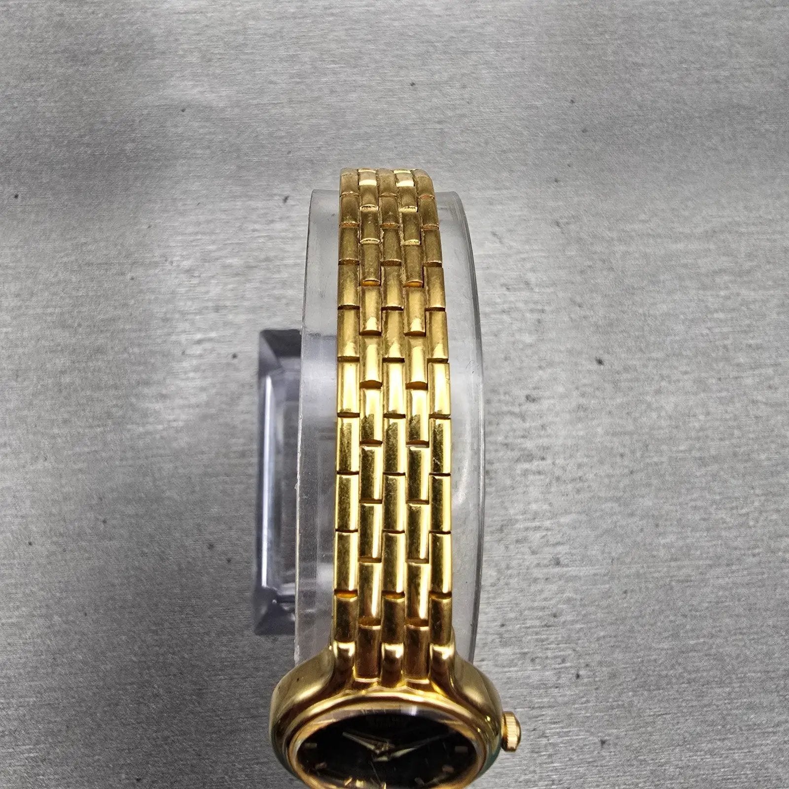 Seiko Watch Women 19mm Black Dial Gold Tone Round 1N00-0B29 New Battery Vintage4