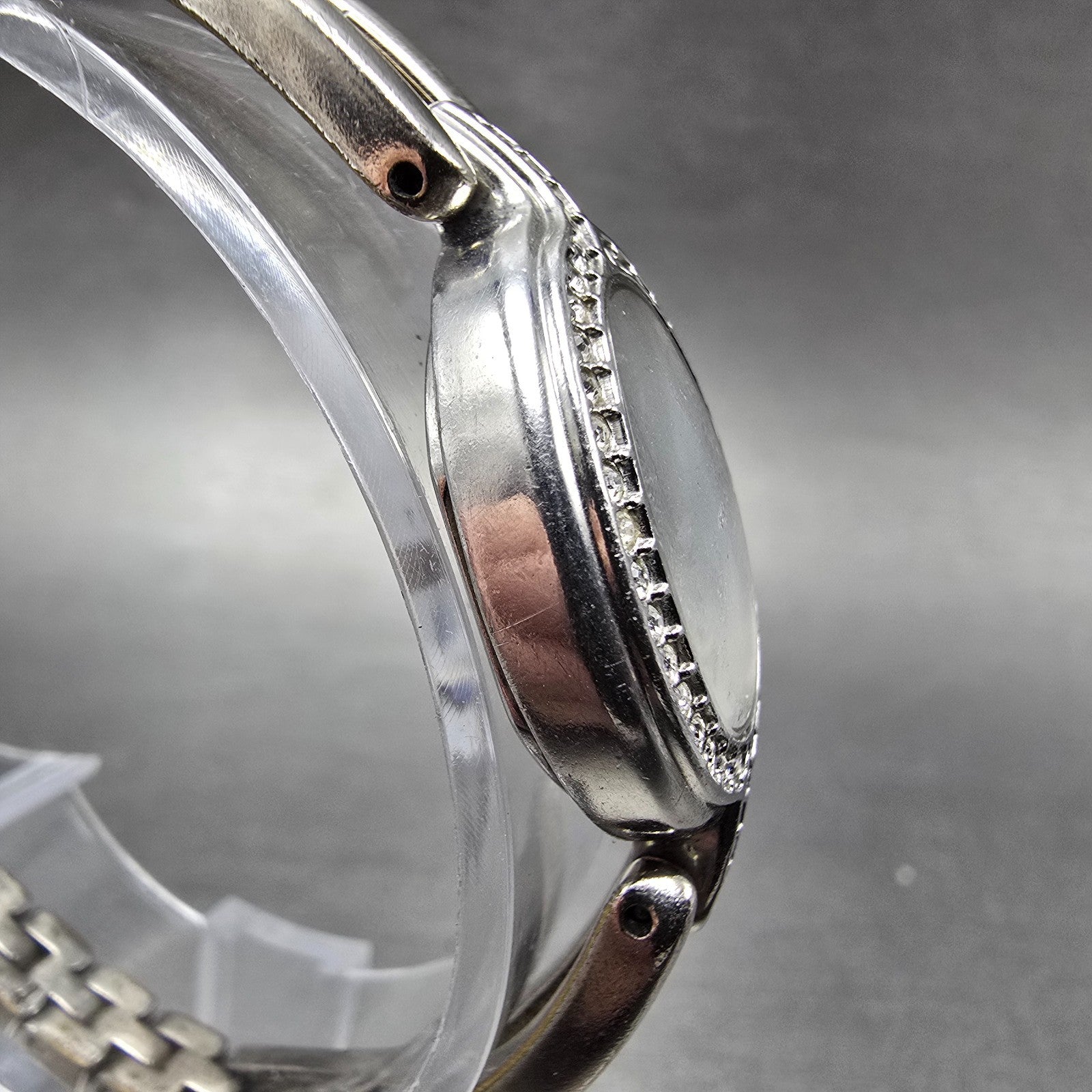 Citizen Eco-Drive Watch Women 18mm White Dial Silver Tone B023-S021910 Runs3