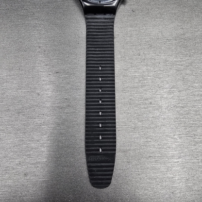Swatch Chrono Moonshadow Watch Men 37mm Black Dial Black Tone SCB110 New Bat NOS5