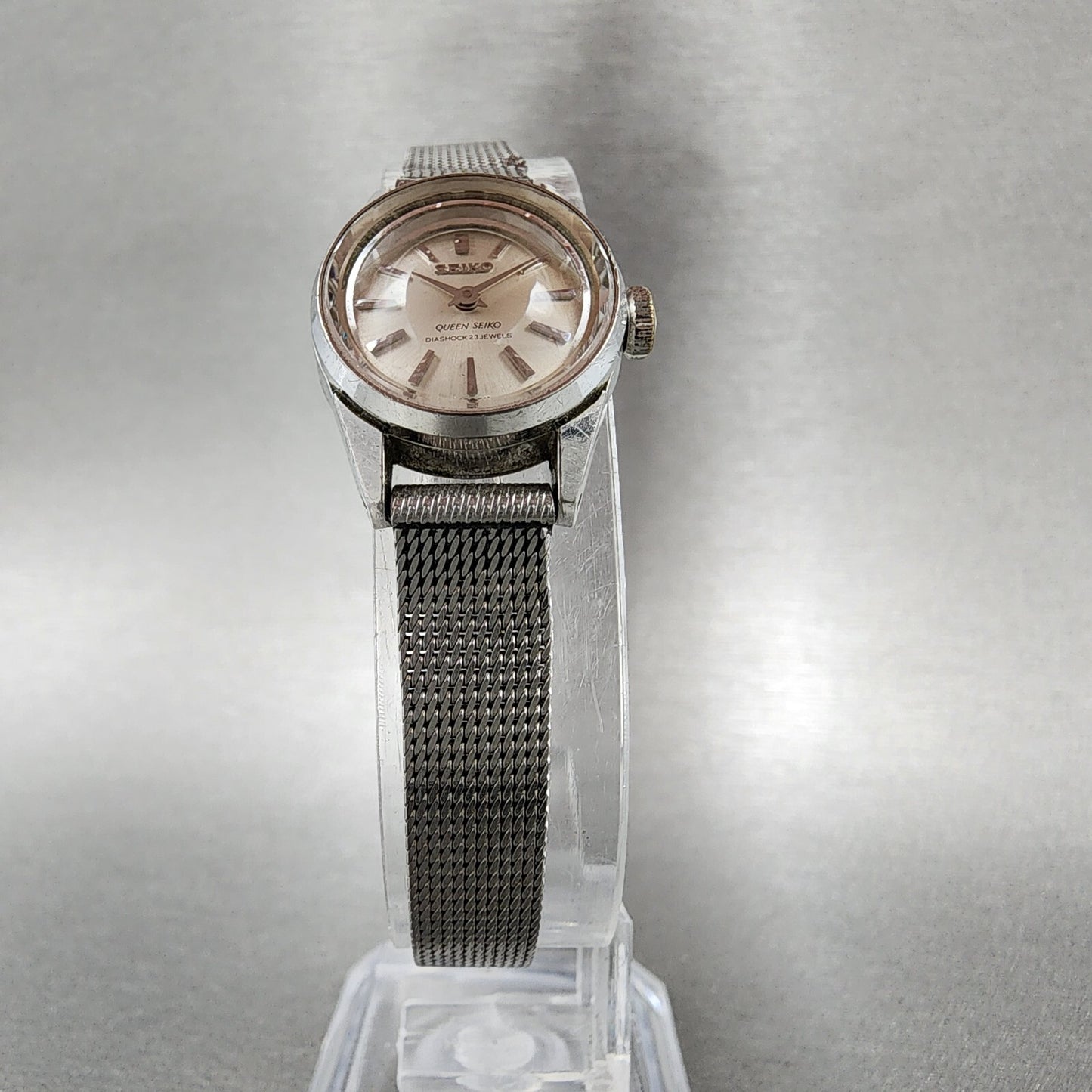 Seiko Queen Seiko Watch Women 19mm White Dial Silver Tone Manual 10200010 Runs5