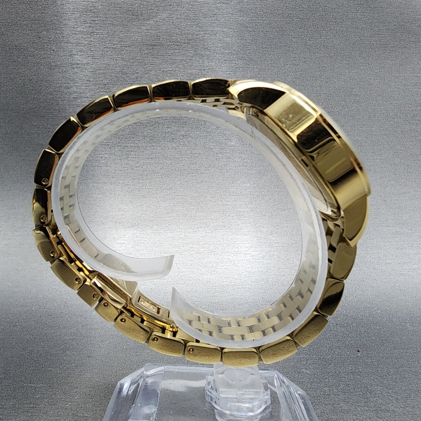Tory Burch The Tory Watch Women 34mm Red Dial Gold Tone Round TBW10569