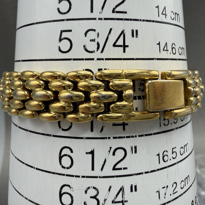 Citizen Tank Watch Women 13mm MOP Dial Gold Tone Rectangle 5421S036505 NewBattA10