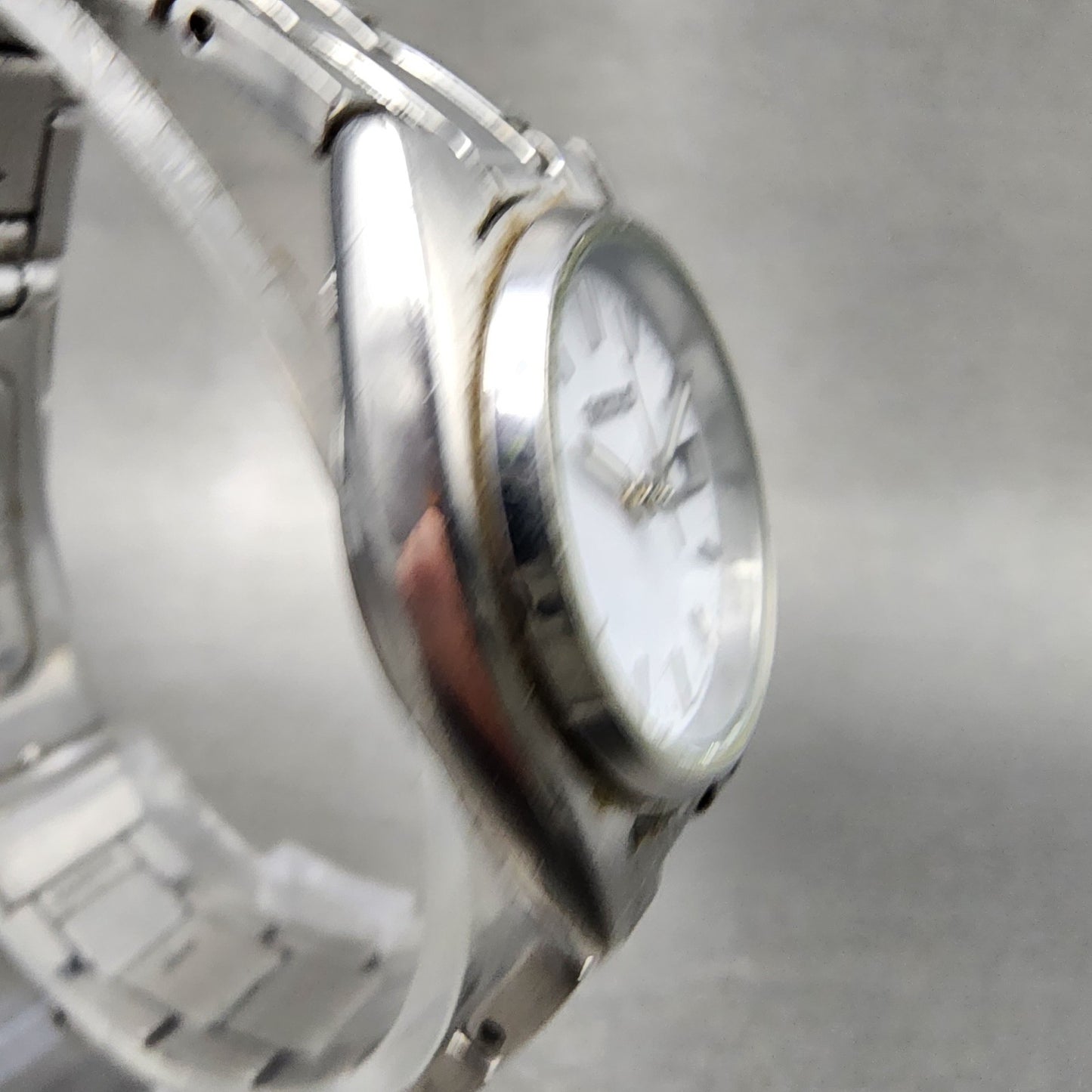 Seiko Watch Women 25mm White Dial Silver Tone Daydate 7n830011 Round NewBattery3
