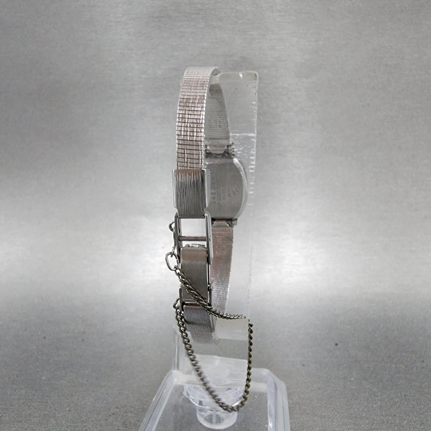 Seiko Special Watch Women 16mm Silver Dial White Gold Plated Manual 113360 Runs7