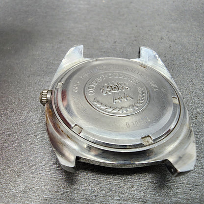 Orient AAA Deluxe Watch Men 36mm White Dial Silver Tone Daydate Automatic PARTS12