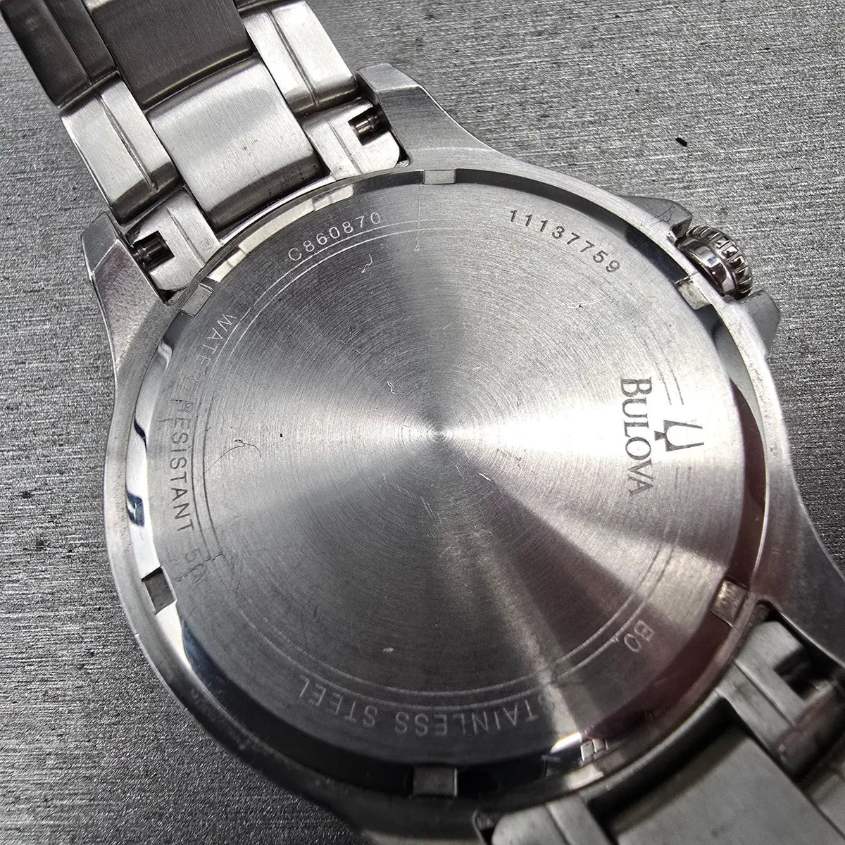 Bulova Adventurer Watch Men 45mm Black Dial Silver Date Round 96B134 New Battery10