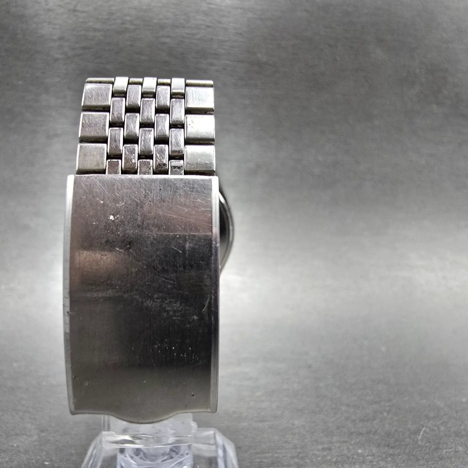 Seiko King Quartz Watch Men 36mm White Dial Silver Tone Daydate 4823-8130 PARTS8