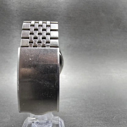 Seiko King Quartz Watch Men 36mm White Dial Silver Tone Daydate 4823-8130 PARTS8