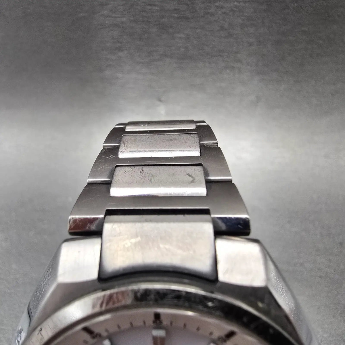 Citizen Attesa Watch Men 41mm White Dial Titanium Date Round H128-R006860 Works5
