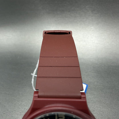 Casio MQ-24 Watch Men 34mm Black Dial Red Tone Round Resin Plastic4