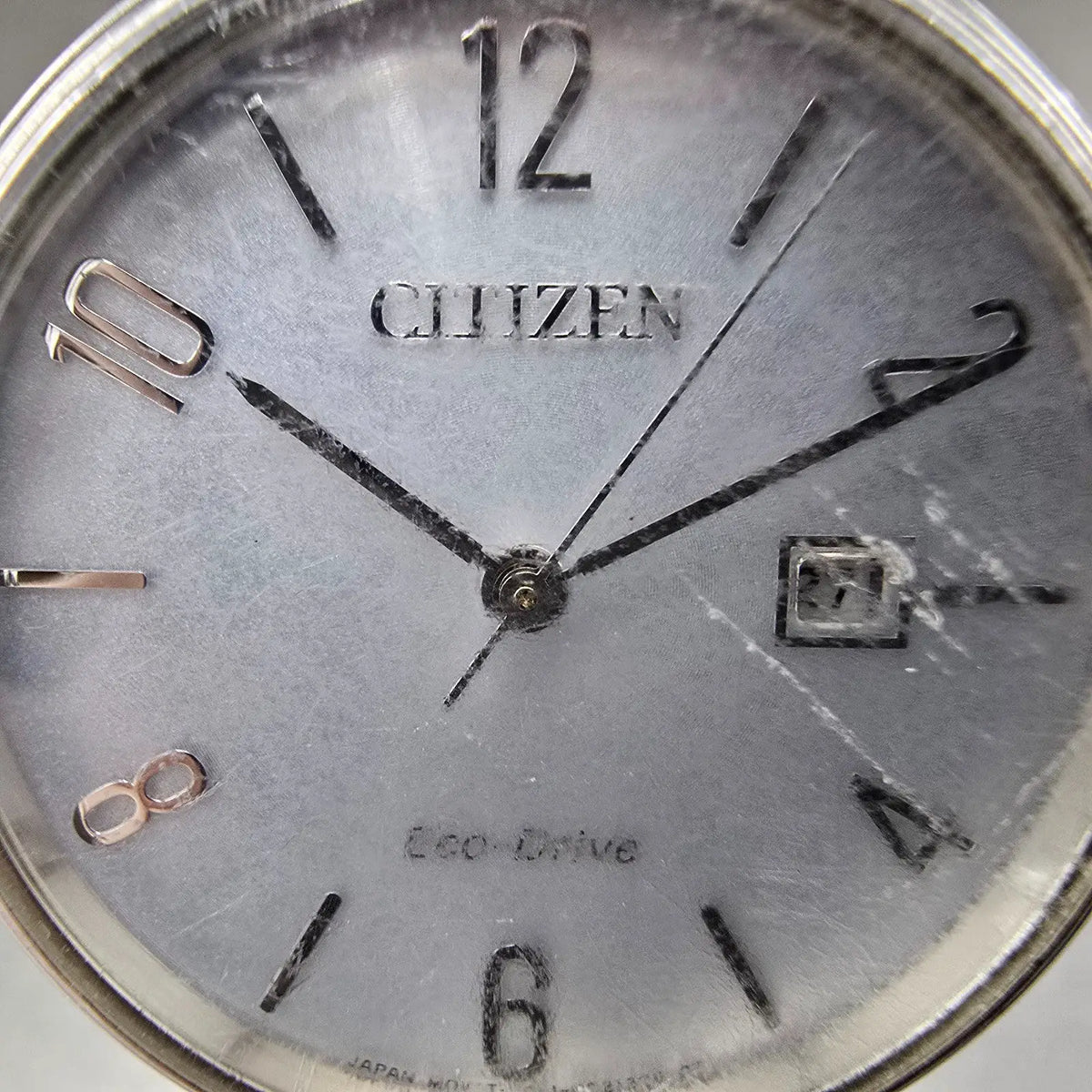 Citizen Eco-Drive Chandler Watch Women 31mm Gray Dial Silver Date EW2440-53A1