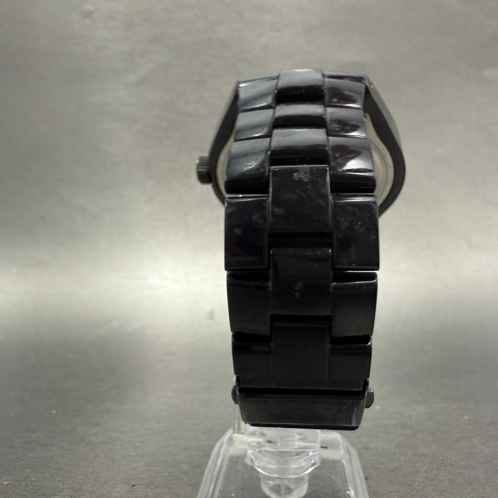 Adidas Cambridge Watch Men 44mm Black Dial Black Tone Date Round New Battery7