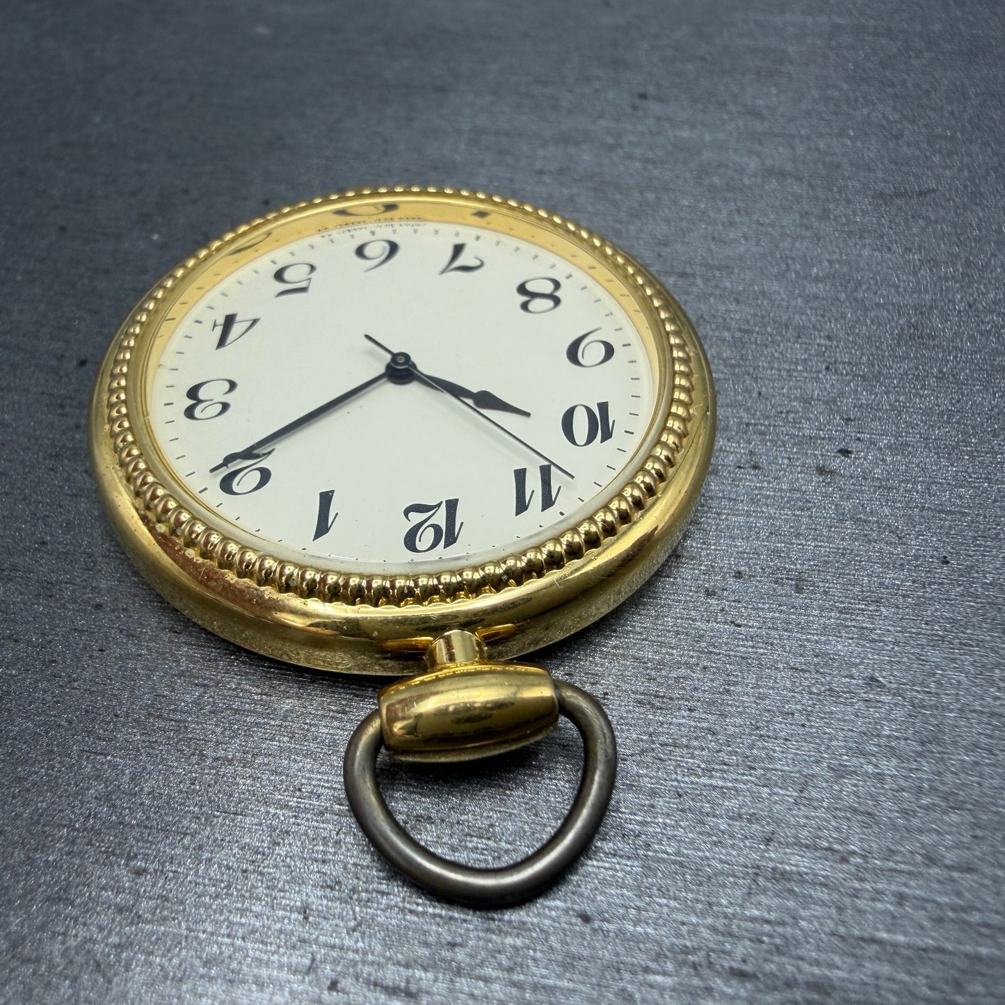 Citizen Pocket Watch Unisex 36mm Champagne Dial Gold Tone Round New battery4