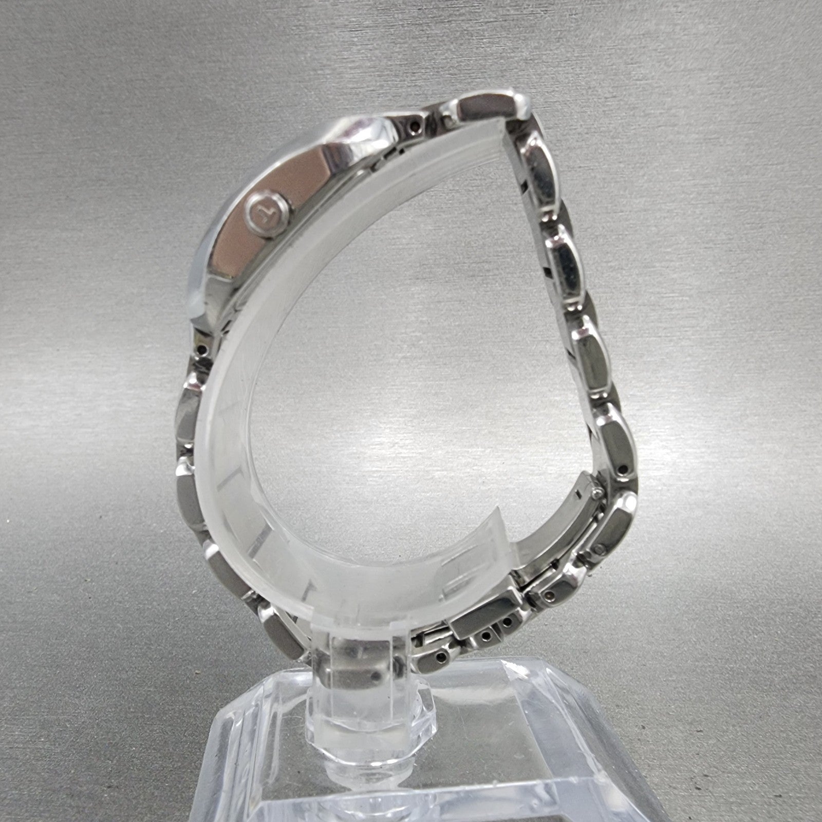 Tissot TWave Tank Watch Women 24mm MOP Dial Steel Rectangle L750/850 New BattAB6