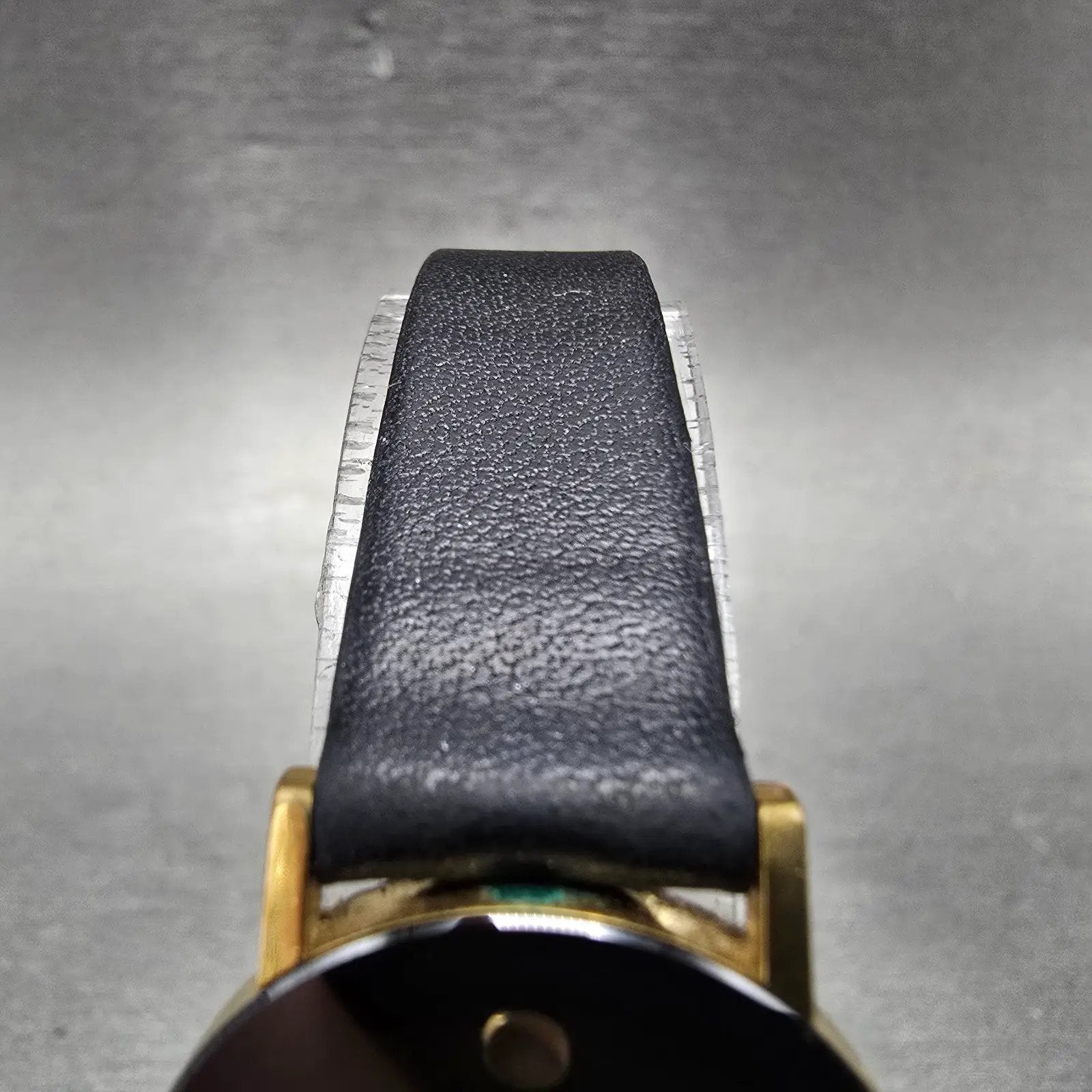 Movado Museum Watch Women 25mm Black Dial Gold Tone Round 87-24-855 New Battery4