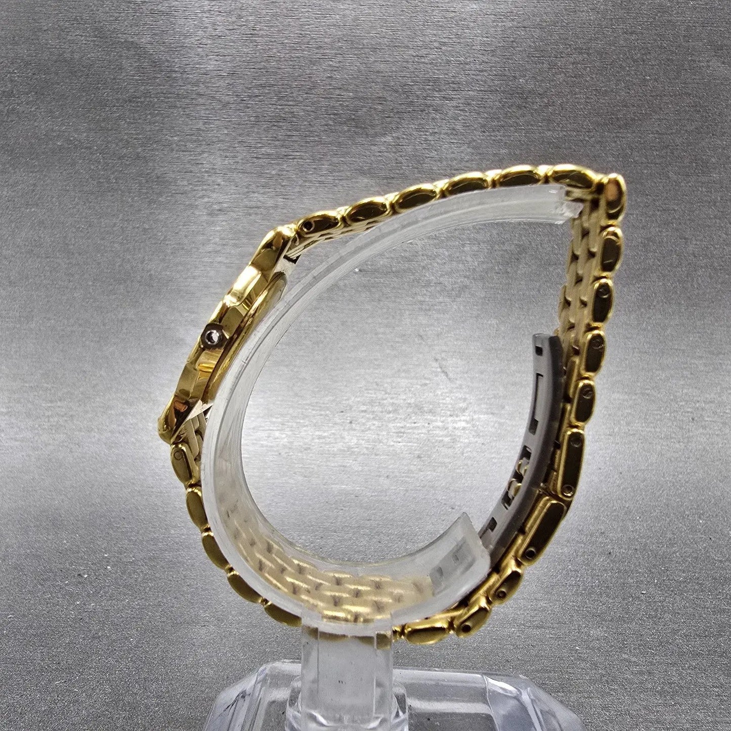 Gucci 3400L Case And Bracelet 23mm Gold Plated Round Vintage6