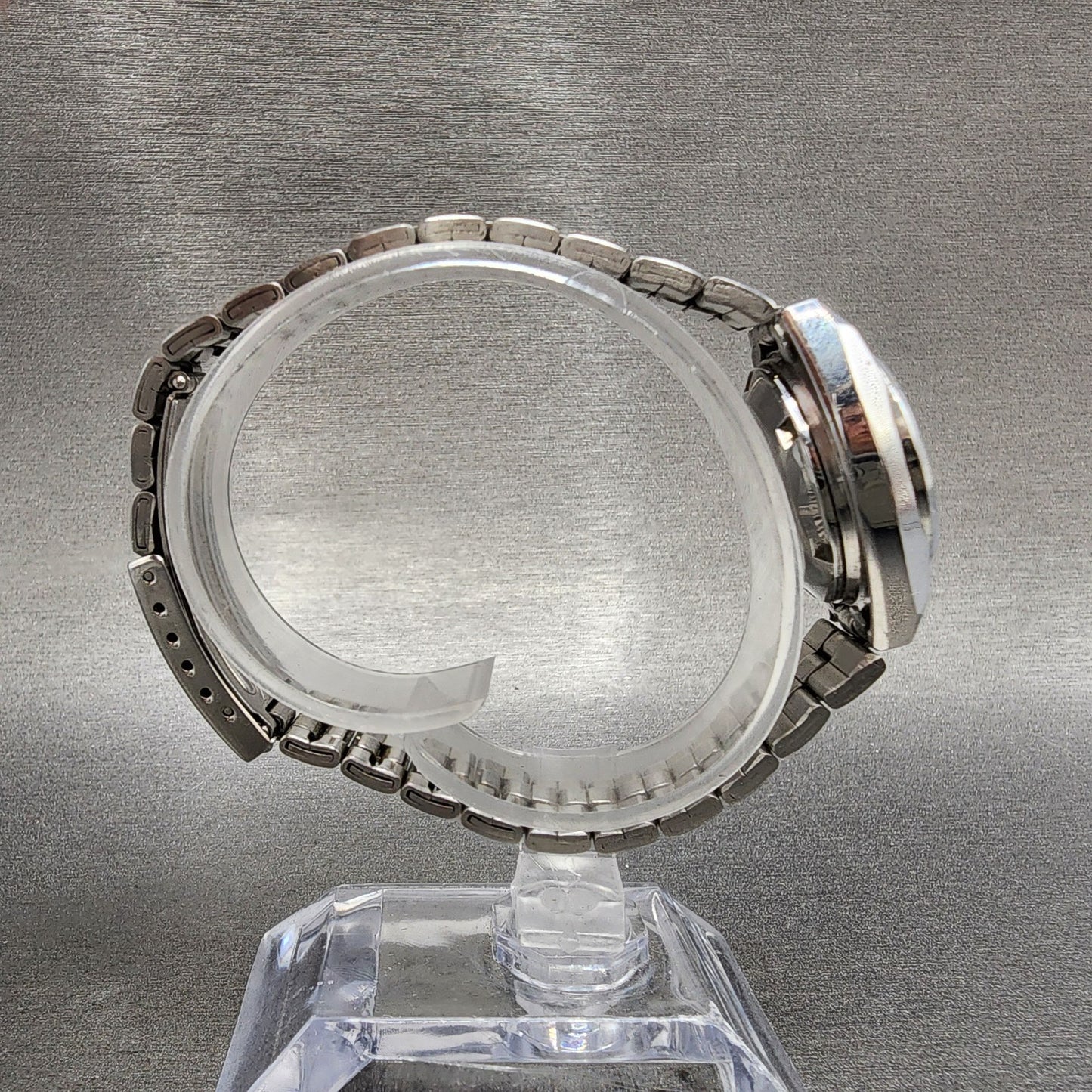 Seiko 5 Automatic Watch Women 26mm Silver Tone Daydate 42060460 PARTS9