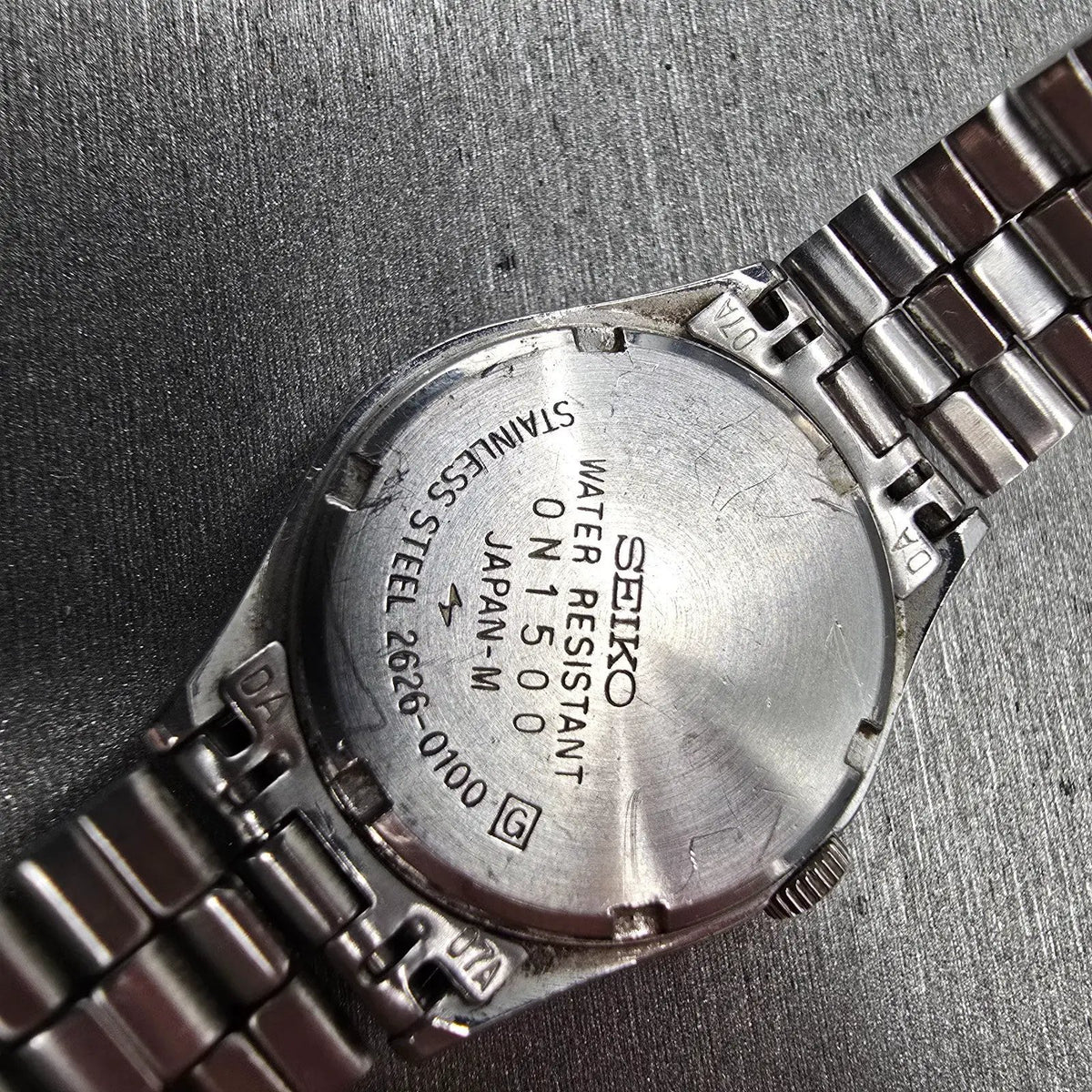 Seiko Watch Women 24mm Silver Dial Silver Tone Daydate Round 2626-0100 New Batt10