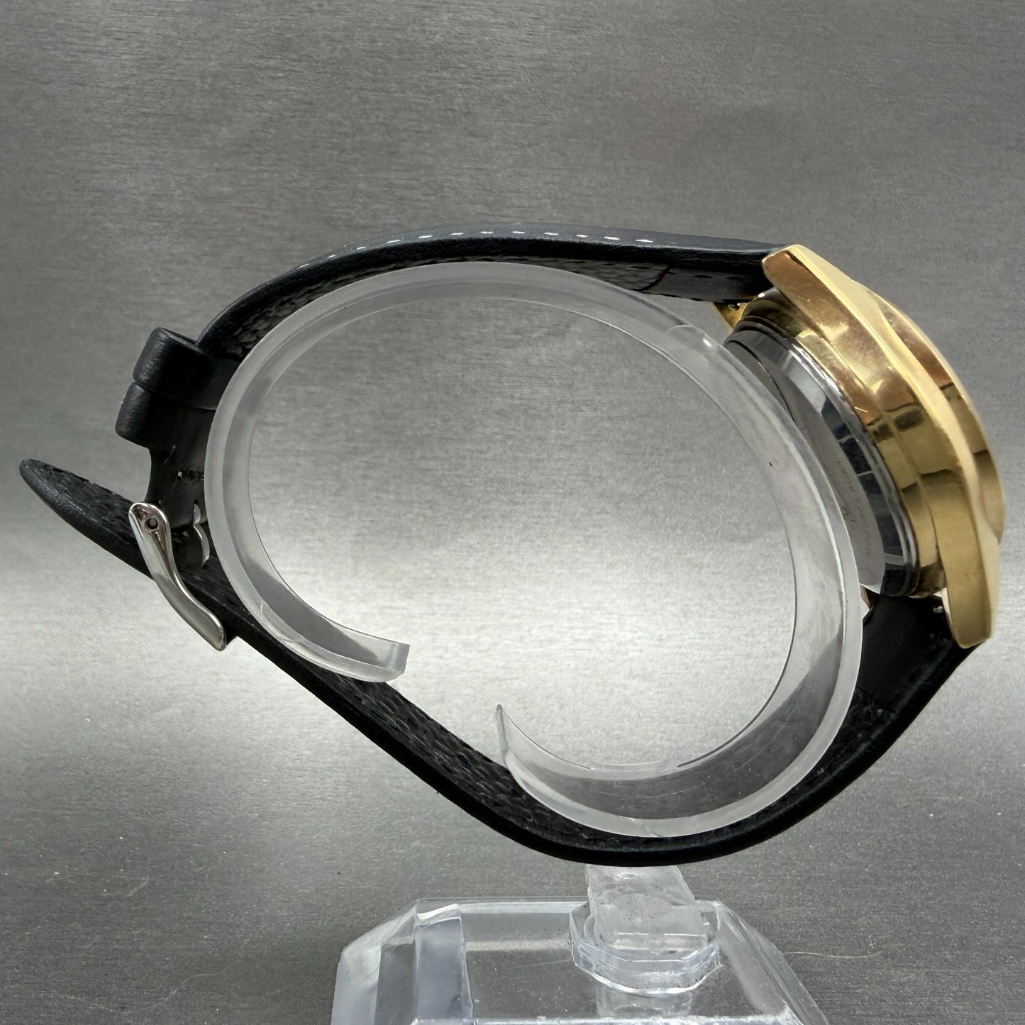 Seiko Watch Men 36mm Silver Dial Gold Tone Round Daydate 0843-8051 New Battery8