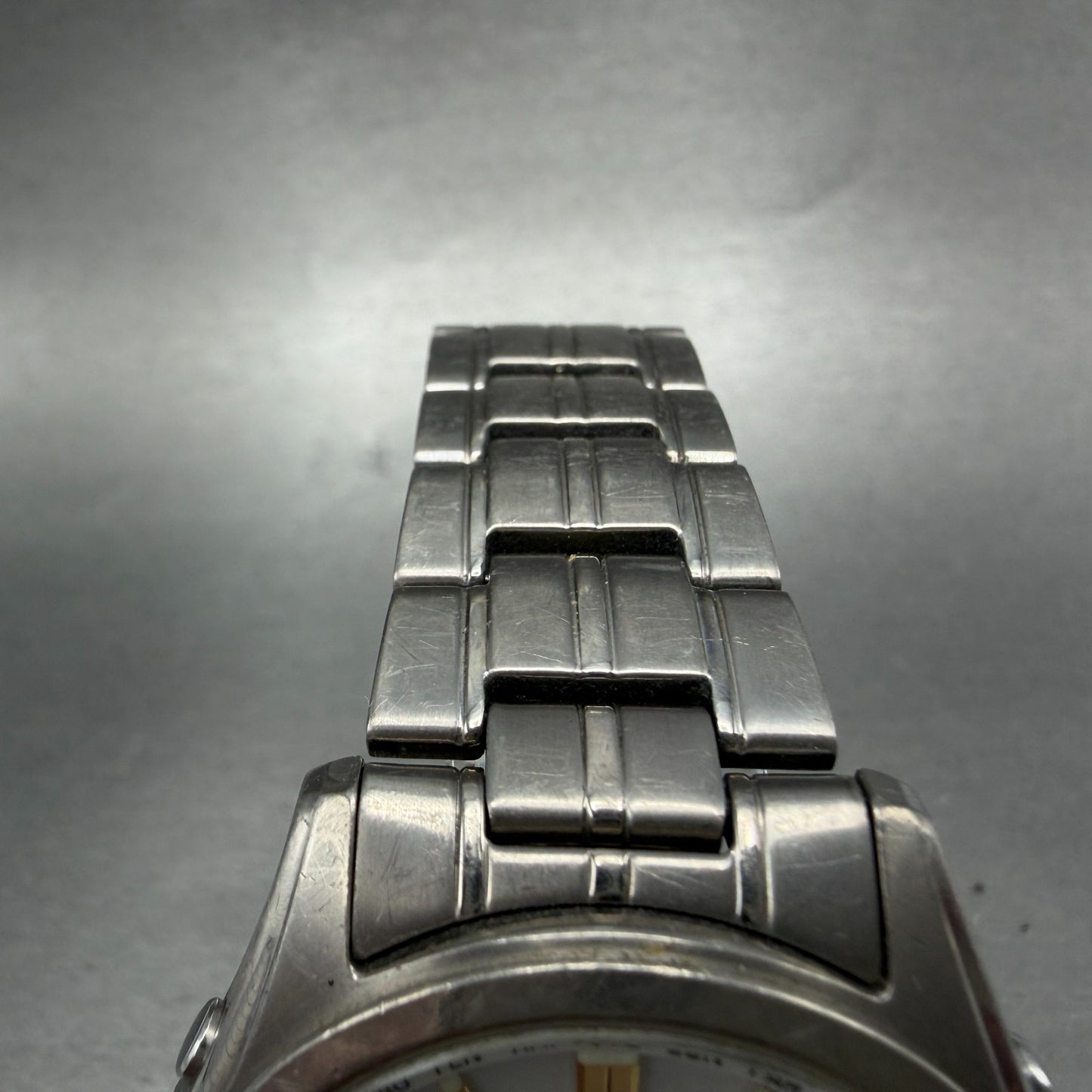 Casio Lineage Watch Men 40mm White Dial Titanium Tone Date Solar LIW-100t Runs4