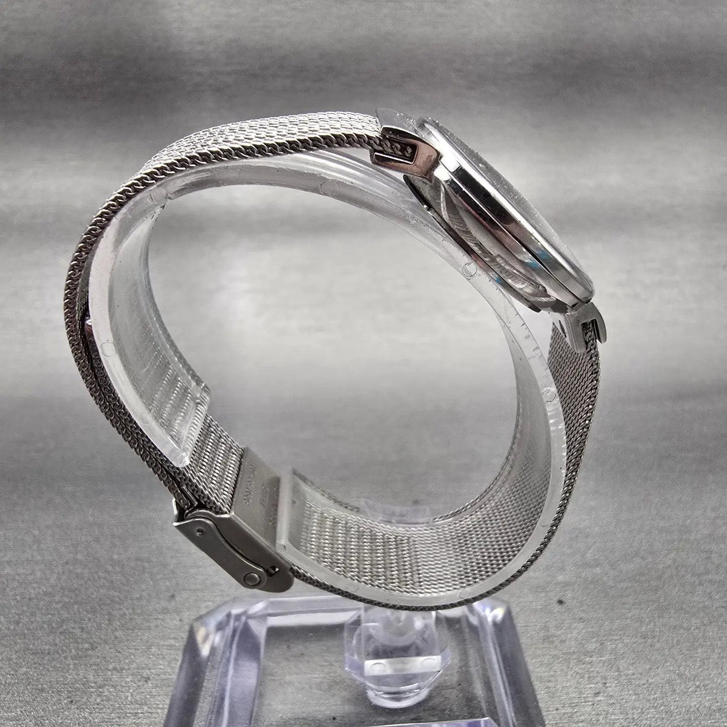 Skagen Watch Women 26mm Silver Dial Silver Tone Date Round  355SSS1 New Battery8