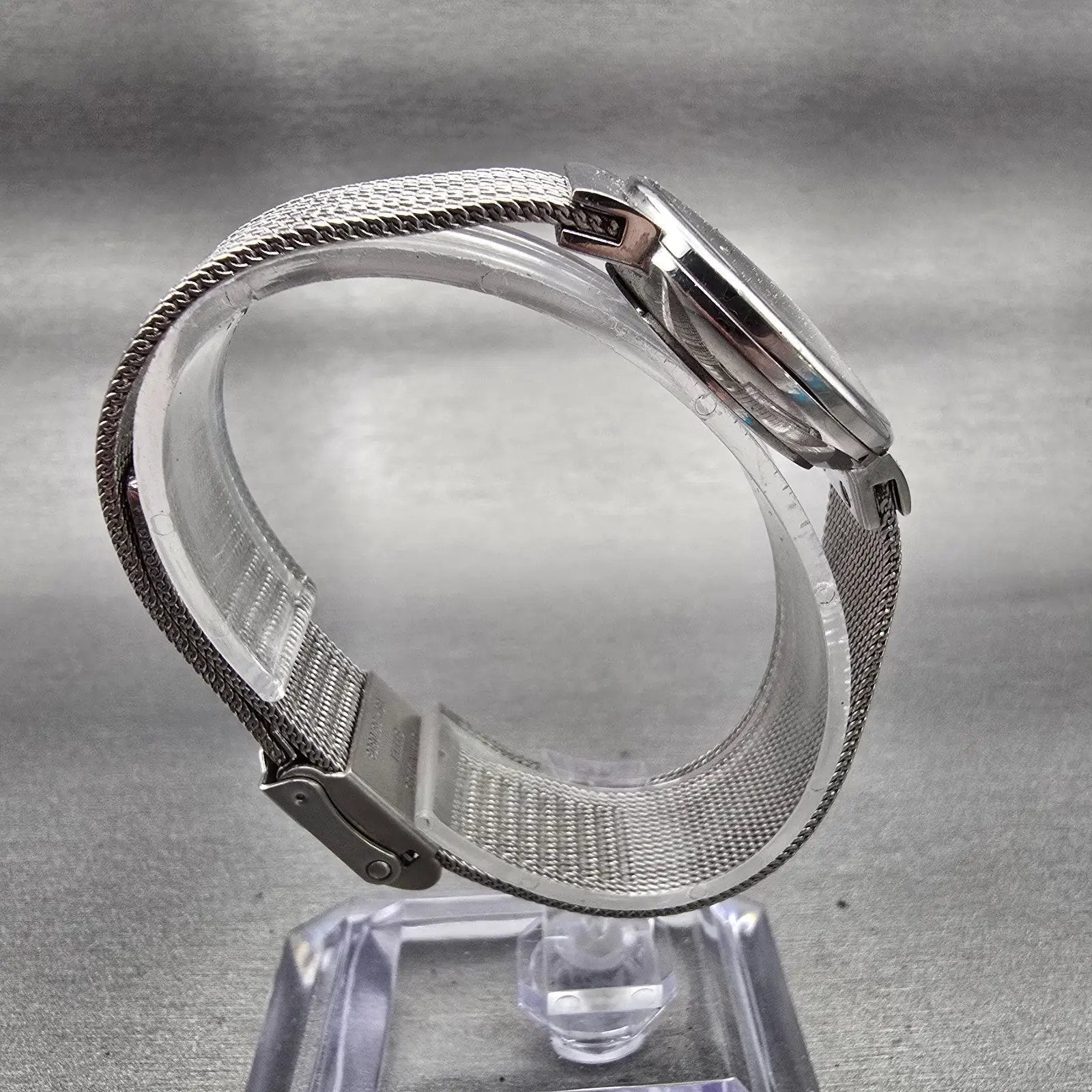 Skagen Watch Women 26mm Silver Dial Silver Tone Date Round  355SSS1 New Battery8