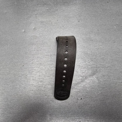 Seiko 22mm Dive Watch Band Black Two Piece Japan Made Vintage8