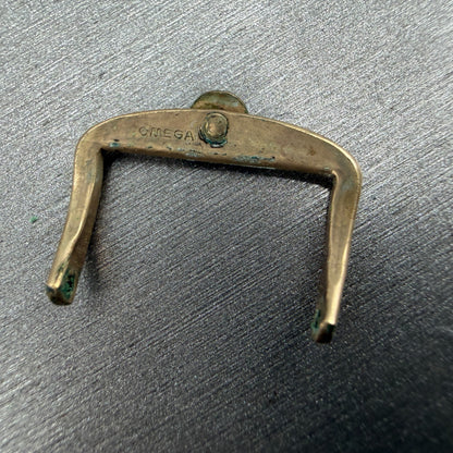 Omega Watch Buckle 16mm Gold Tone Vintage Mens2