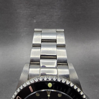Invicta Pro Diver Automatic Watch Men 40mm Black Dial Silver Tone Date CHIP Runs4