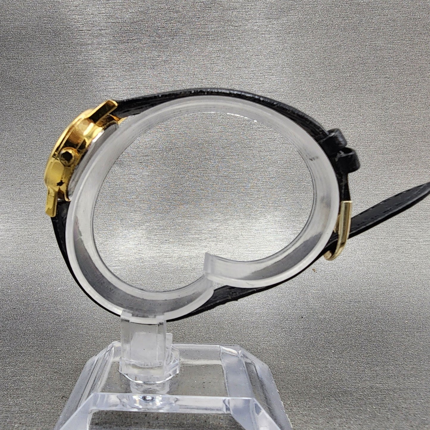 Casio Watch Women 24mm Black Dial Gold Tone Round LTP1095 New Battery6