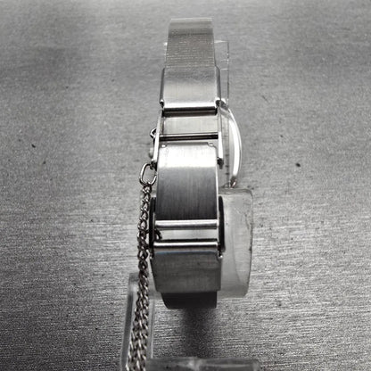 Seiko SQ Watch Women 22mm Black Dial Silver Tone Daydate 3423-5080 New Battery7
