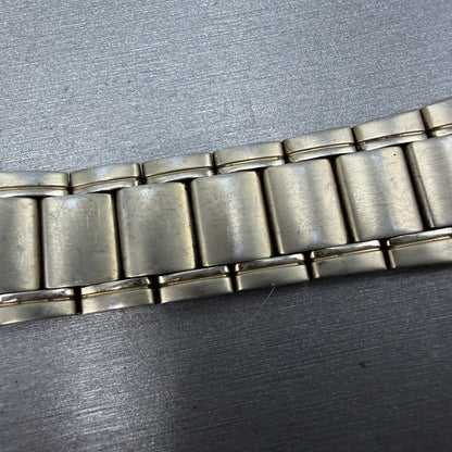 Seiko Bracelet 20mm Stainless Steel Gold Tone Tri Folding Clasp M03N-D-E Japan2