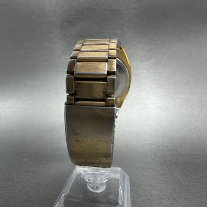 Seiko SQ Watch Men 36mm Brown Dial Gold Tone Daydate 4336-8129 New Battery7