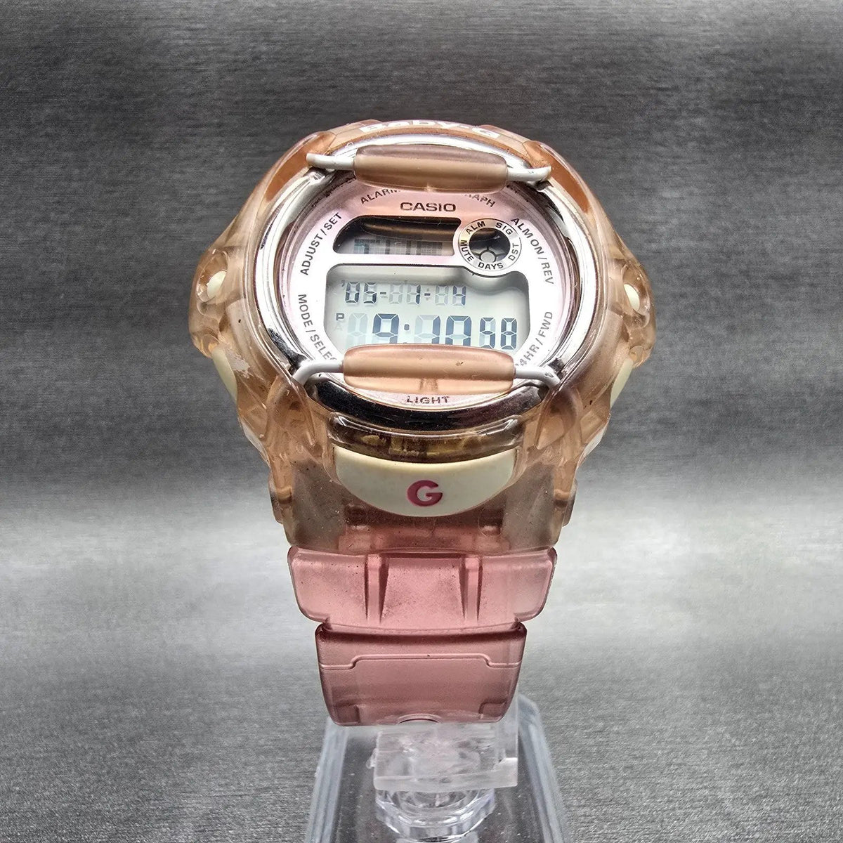 Casio Baby-G BG-169R Watch Women 43mm Pink Chronograph Alarm Digital New Battery5