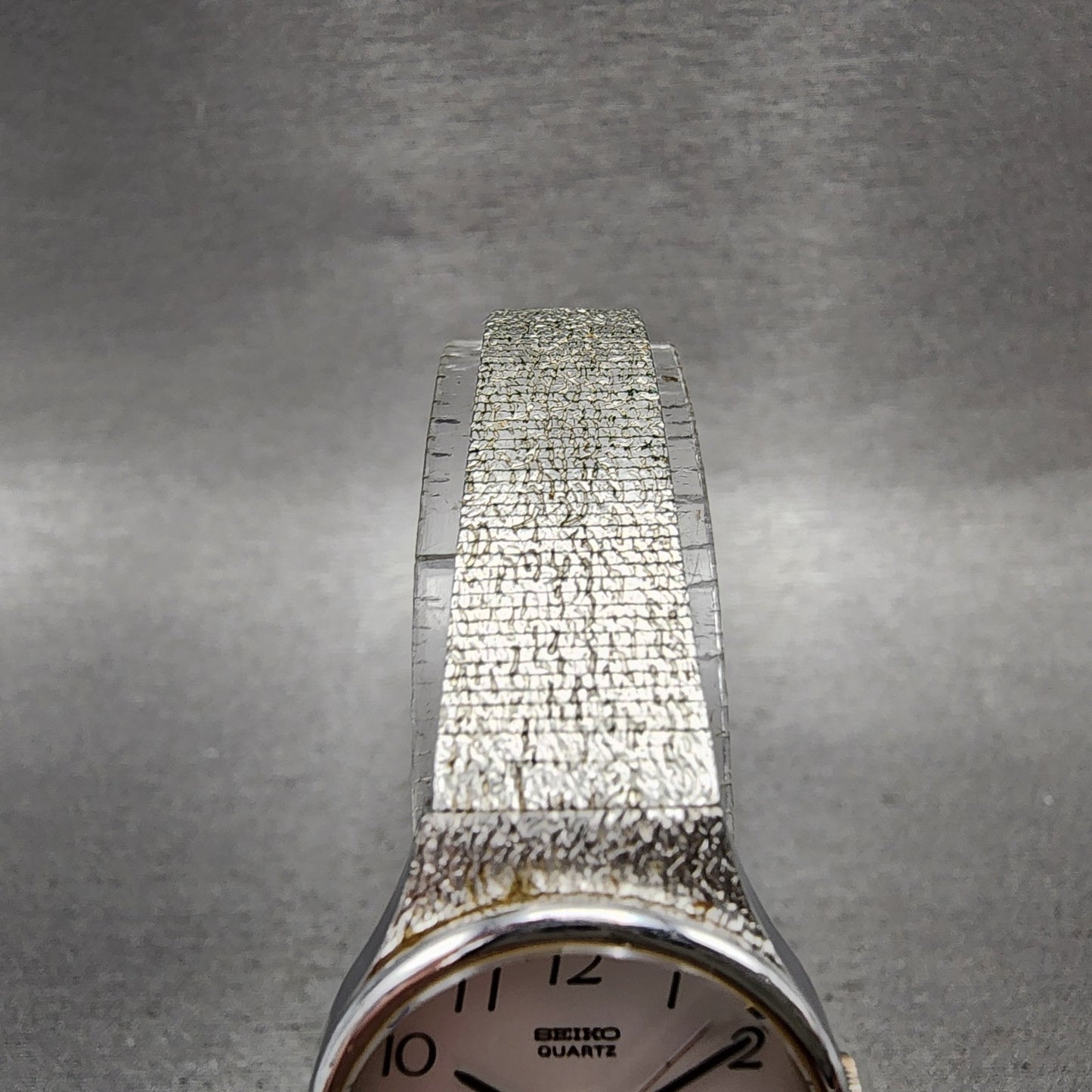 Seiko Watch Women 23mm Silver Dial Silver Tone Round 43010010 New Battery4