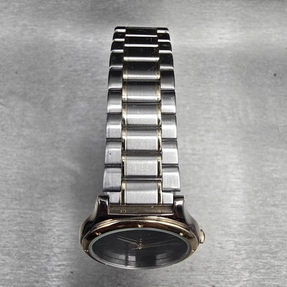 Alba Carib Watch Men 31mm Blue Dial Two Tone Round V701-637A New Battery4