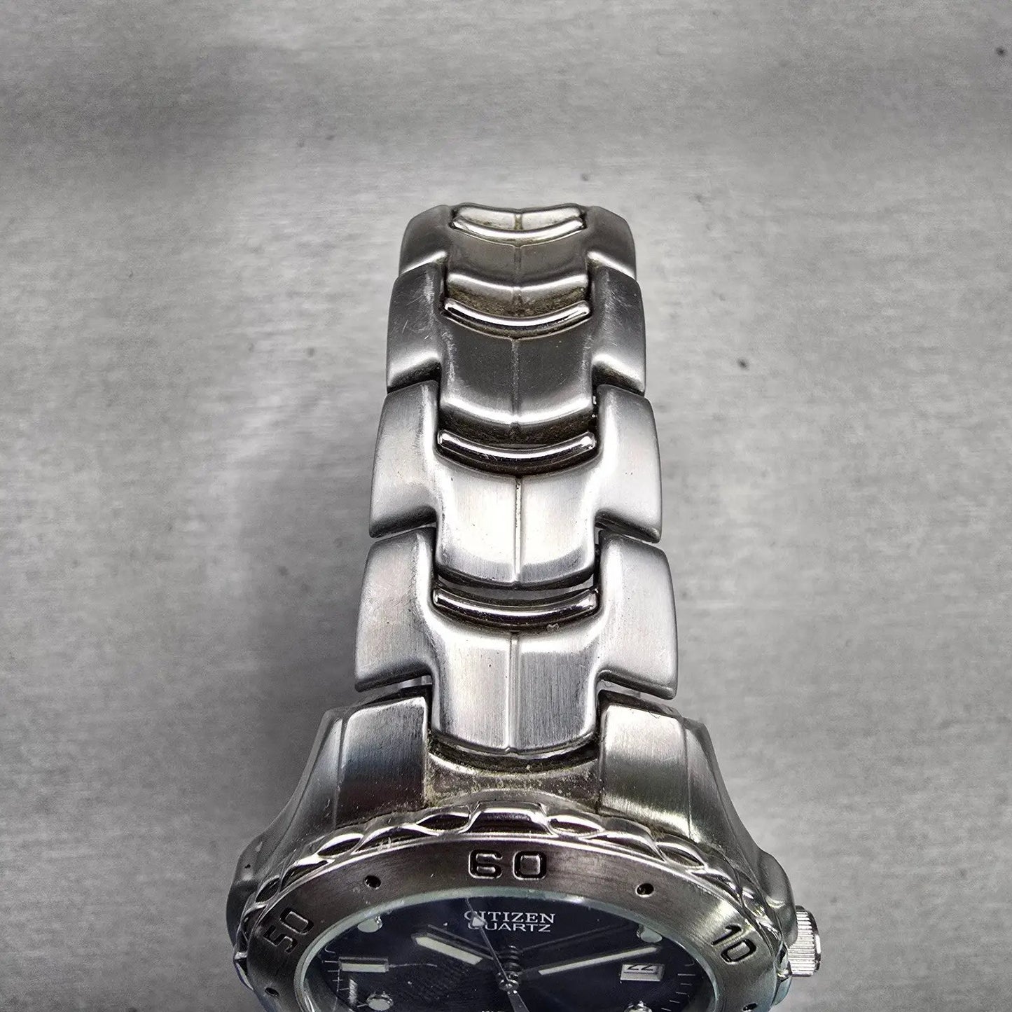 Citizen Watch Men 40mm Blue Dial Silver Tone Date Round 2510-S92308 New Battery4