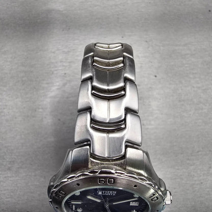 Citizen Watch Men 40mm Blue Dial Silver Tone Date Round 2510-S92308 New Battery4