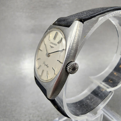 Longines Flagship Watch Women 23mm White Dial Steel Round Manual Wind Runs 4102
