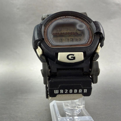 Casio G-Shock DW-002 Watch Men 48mm Digital Black White Round Fox Fire New Batt5