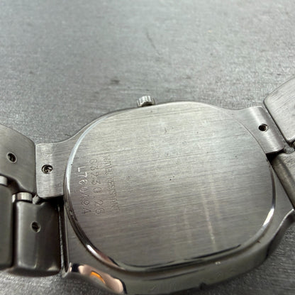 Waltham Watch Men 28mm Silver Dial Silver Tone Date Oval L760494 New Battery9